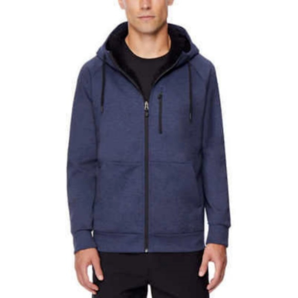 32 Degrees Other - 32 Degrees Men's Navy Fleece Tech Hoodie 32 Degrees Other - 32 Degrees Men's Navy Fleece Tech Hoodie